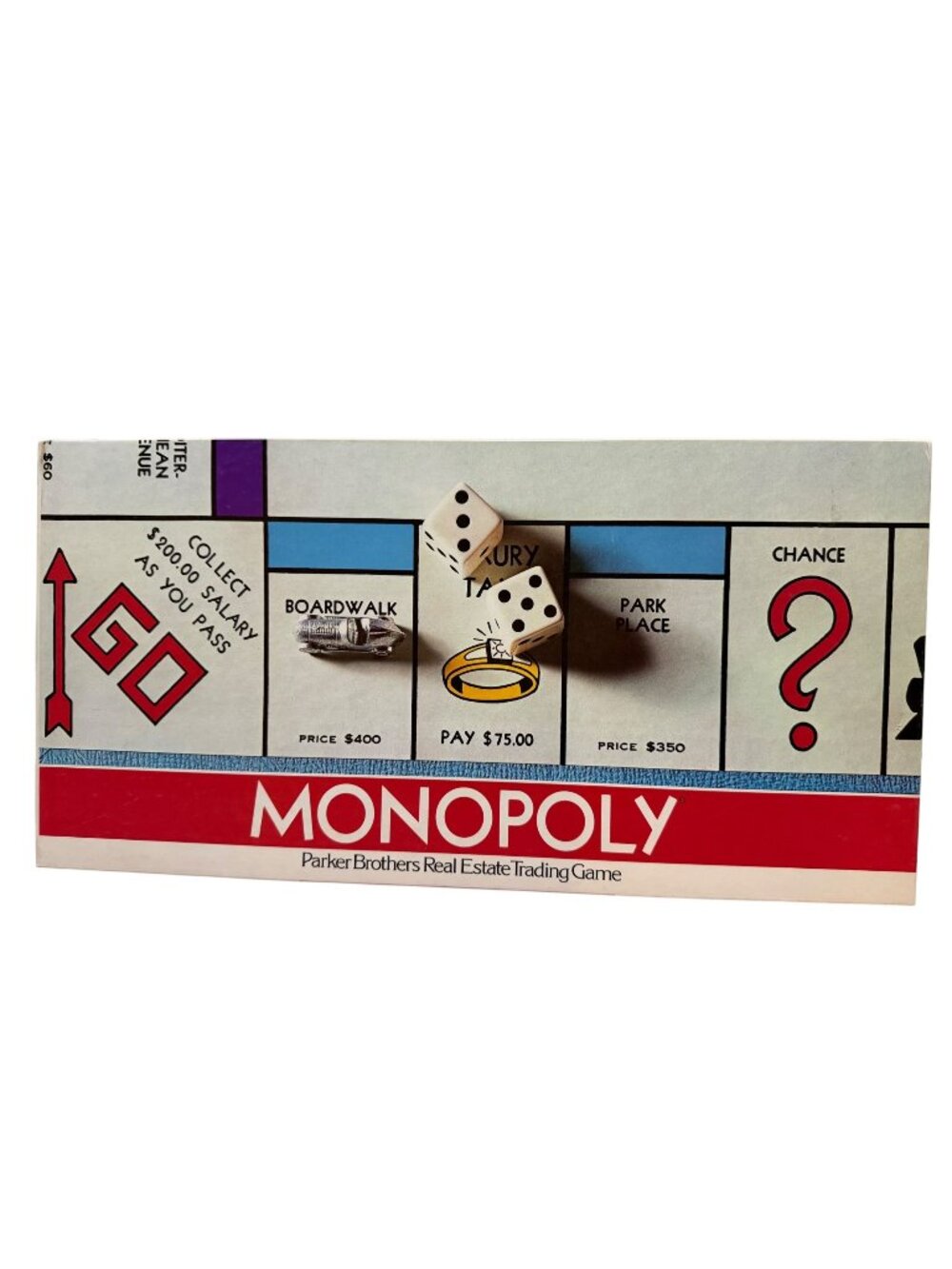 Vintage 1974 Monopoly Parker Brothers Board Game All Game Pieces Present